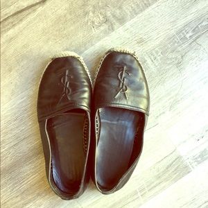 SOLD ❤️ Saint Laurent Logo Espadrille - black size